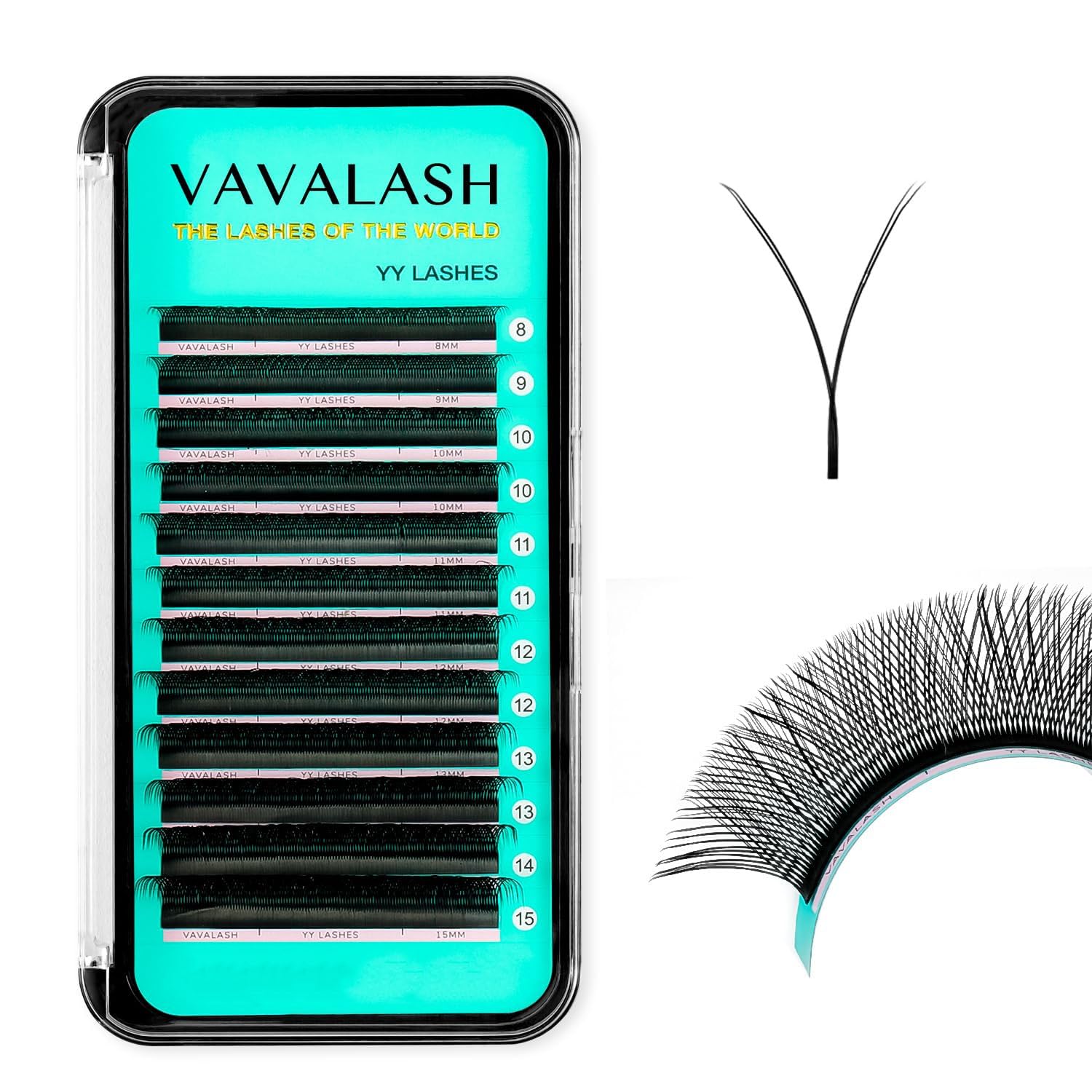 VAVALASH Y Lash Extensions D Curl 0.05mm premade volume fans