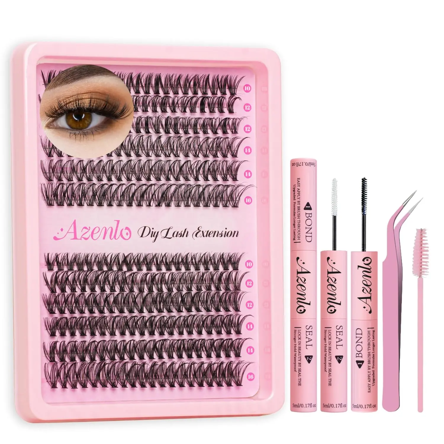 Azenlo 30D+40D Lash Clusters Kit