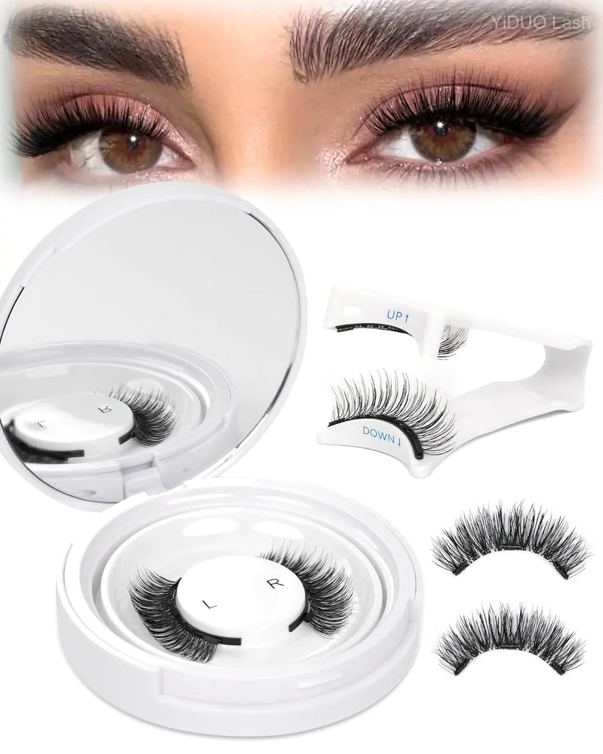 EMEDA Magnetic Eyelashes Natural Look Kit