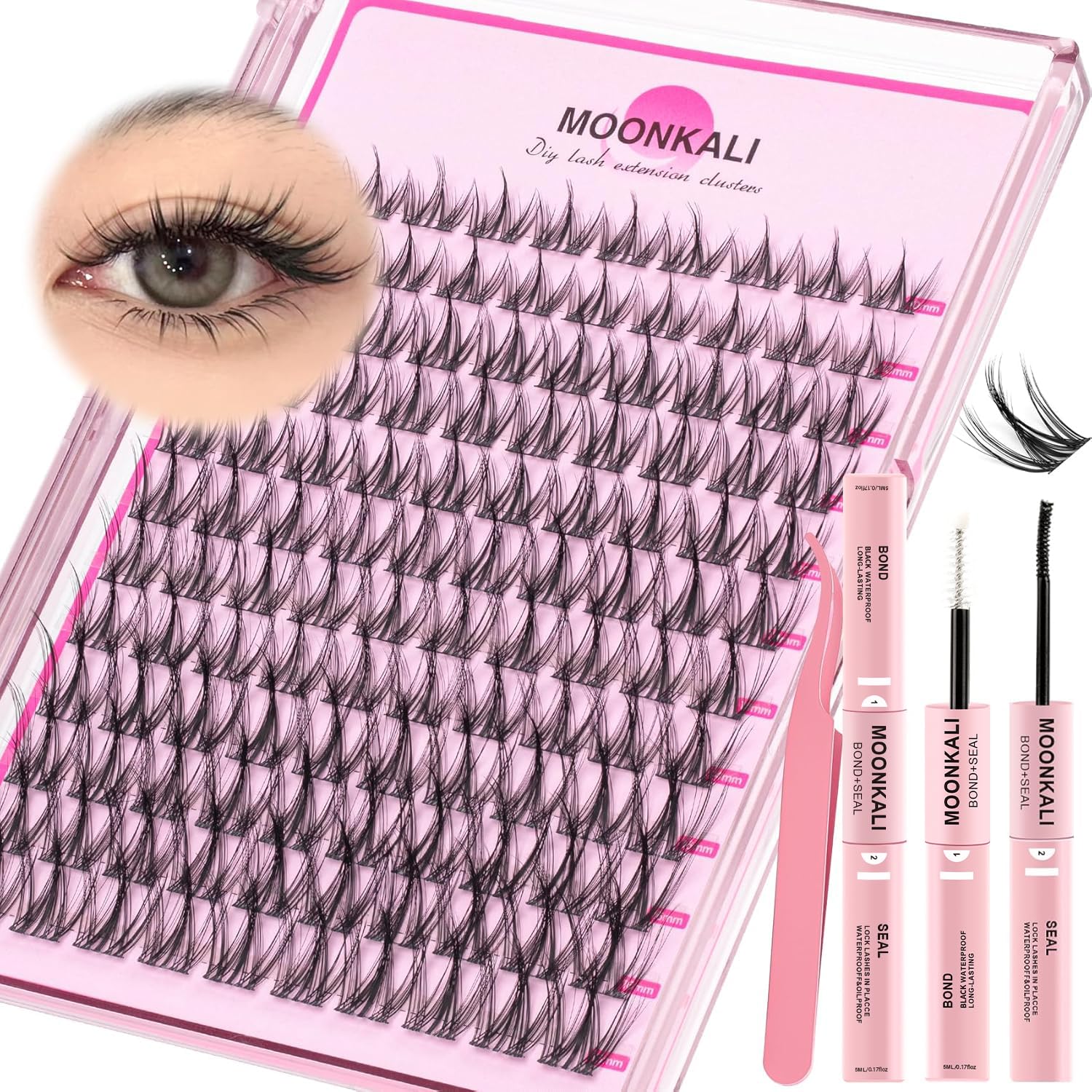 MOONKALI Wispy Lash Clusters Kit