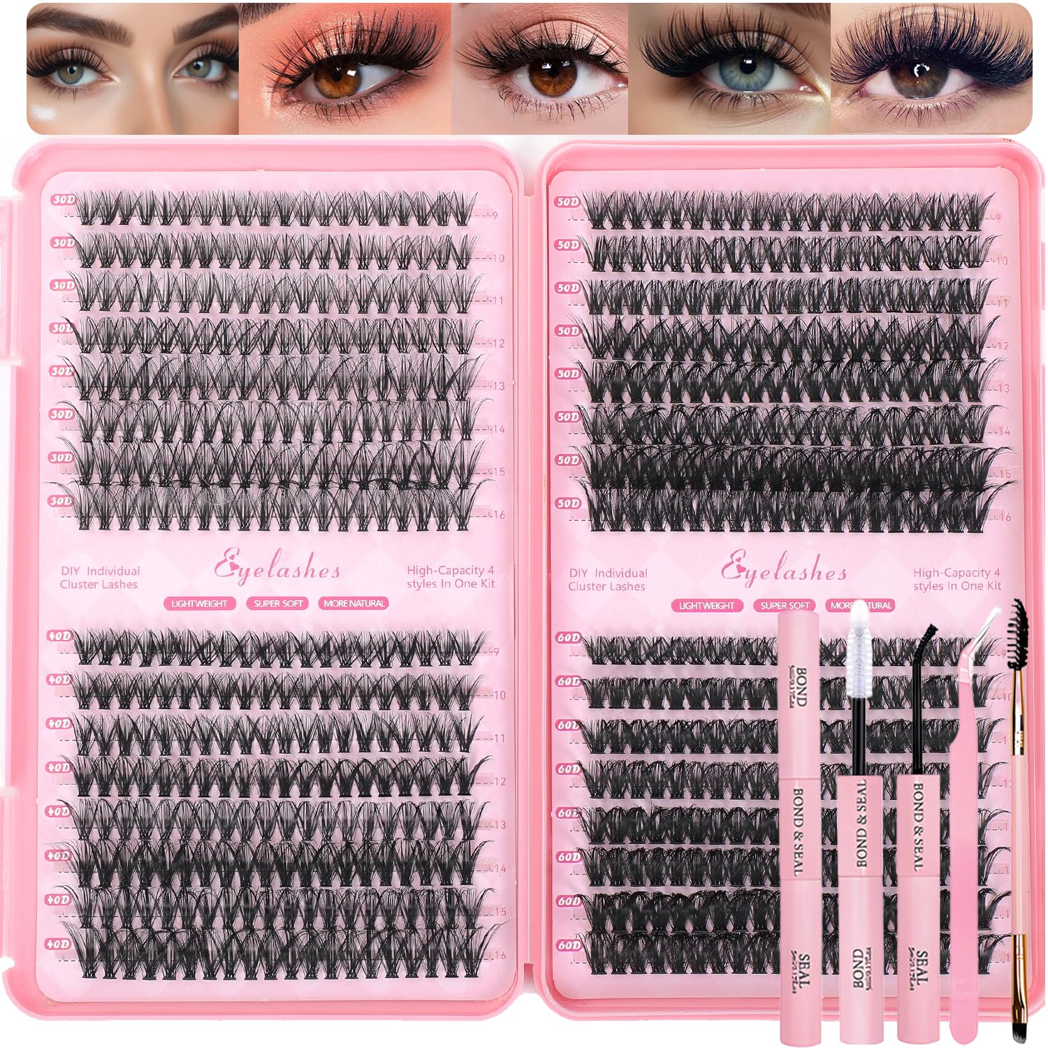 OLLAVO 640pc Lash Clusters Kit