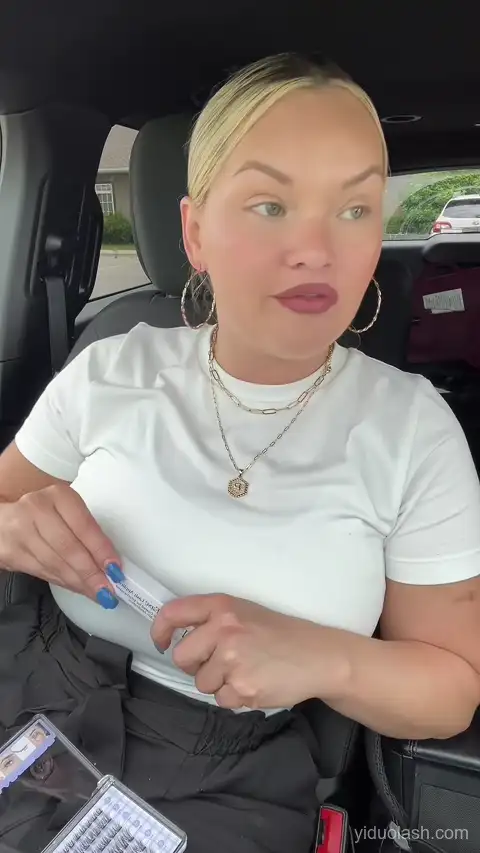 BEYELIAN YY lash fans review showing application and results